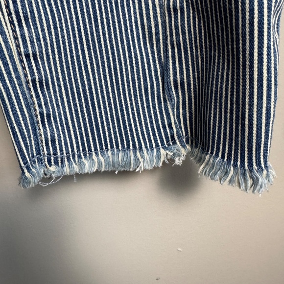 Kut From The‎ Kloth Reese High Rise Ankle Stretchy Jeans Blue Striped Festival 8 - Picture 3 of 16